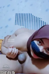 Hijab Montok Klimaks Digenjot Sami